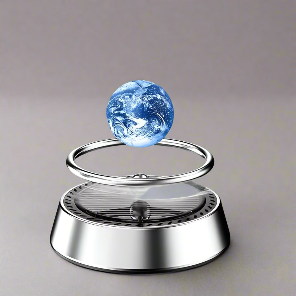 Solar Powered Rotating Levitating Planet Car Air Freshener