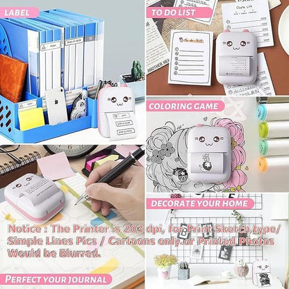 Mini Printer - Inkless Bluetooth Pocket Printer