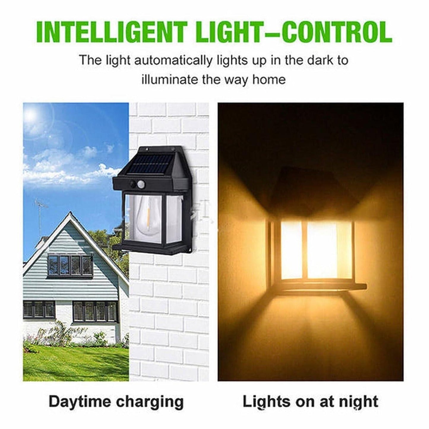 Automatic Solar Light-Outdoor Wall Light