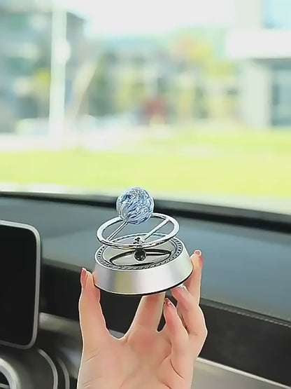 Solar Powered Rotating Levitating Planet Car Air Freshener
